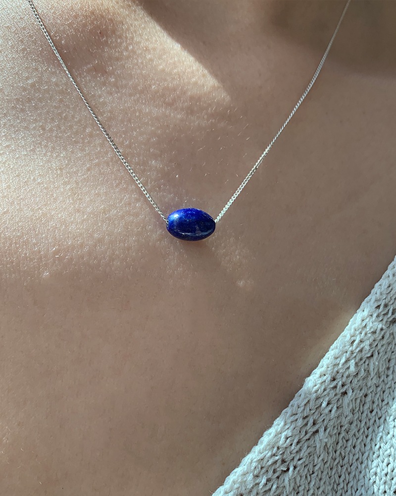 Rice Lapis-Lazuli Necklace